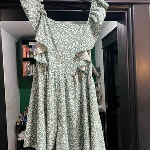 SHEIN Green Floral Romper